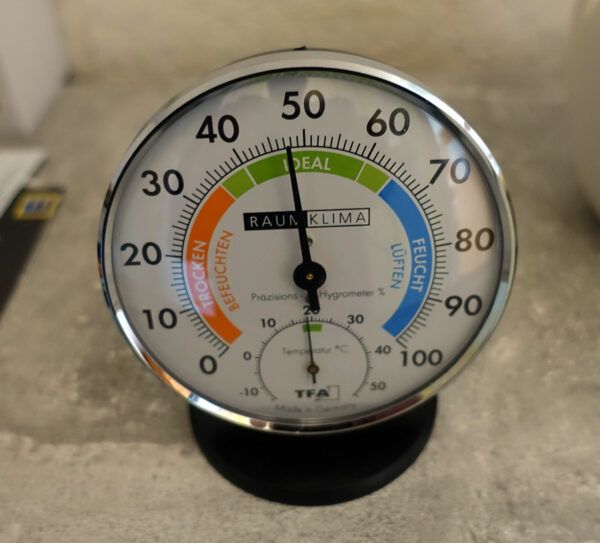 Hygrometer zur Messung der Luftfeuchtigkeit TFA Dostmann Präzisions Thermo-Hygrometer