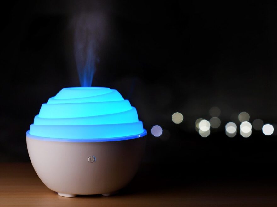 Aroma Diffuser eingeschaltet