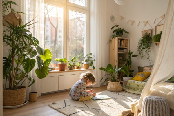 DIY-Raumklima-Tipps für Eltern: Gesundes Raumklima für Kinder schaffen Gutes Raumklima im Kinderzimmer mit Pflanzen und frischer Luft – DIY-Raumklima-Tipps für Eltern