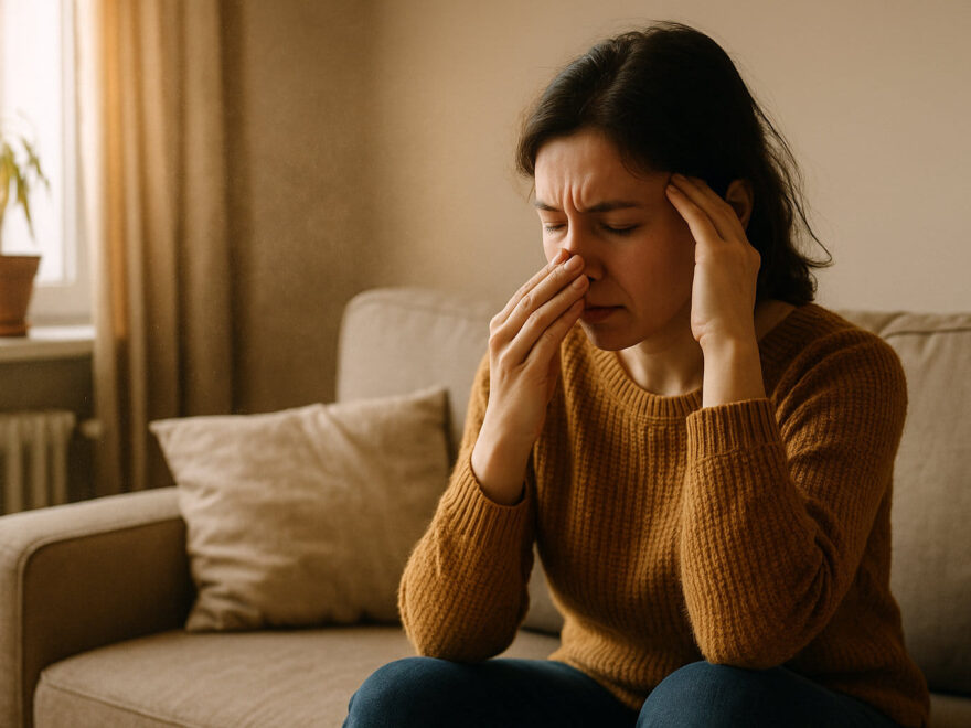 Trockene Raumluft verstärkt Erkältungssymptome bei gereizten Schleimhäuten.