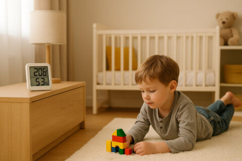 Optimale Luftfeuchtigkeit im Kinderzimmer sorgt für gesundes Raumklima